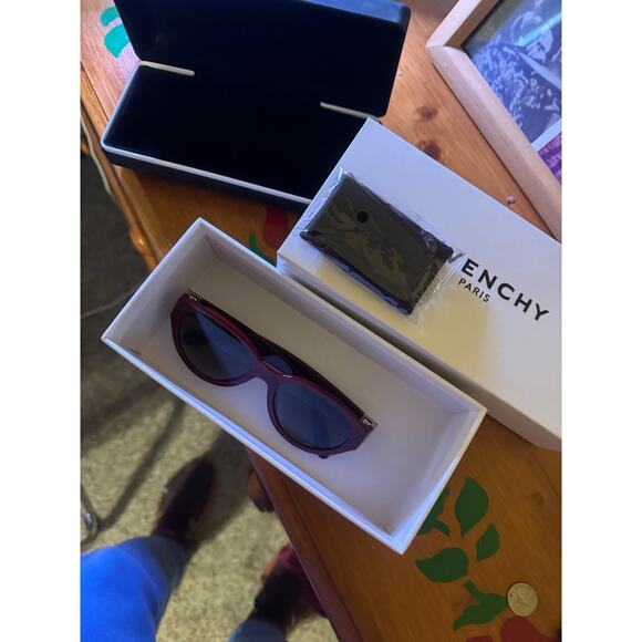 Givenchy 52mm Oval Sunglasses burgundy main image 4
